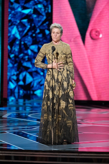 Frances McDormand, 2018 Oscars